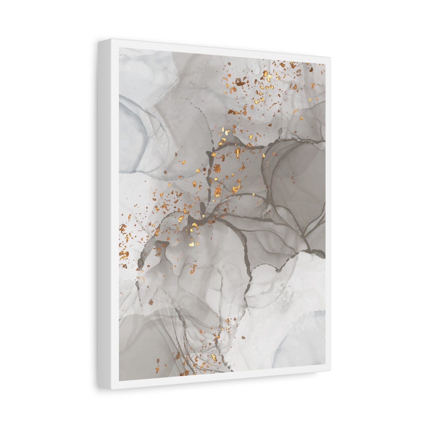 Ash Dust Art Set 1.1 - Matte Canvas Decor with Minimalist Leaf Design