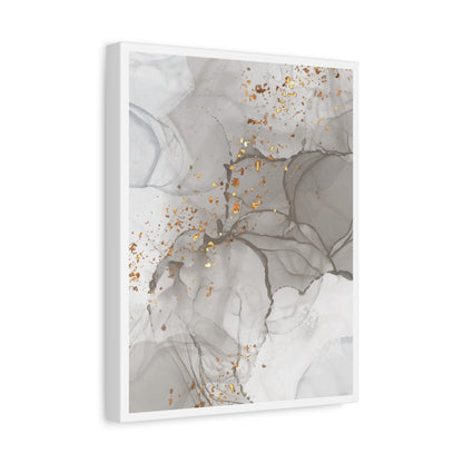 Ash Dust Art Set 1.1 - Matte Canvas Decor with Minimalist Leaf Design
