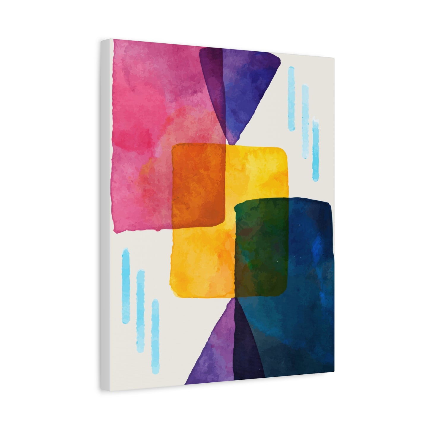 Liquid Calm Art Set 1.1 - Matte Canvas Decor with Minimalist Leaf Design