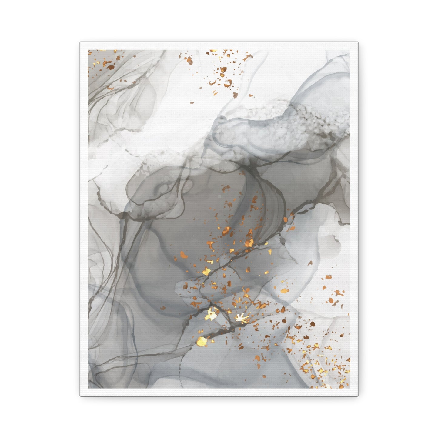 Ash Dust Art Set 1.2 - Matte Canvas Decor with Minimalist Leaf Design