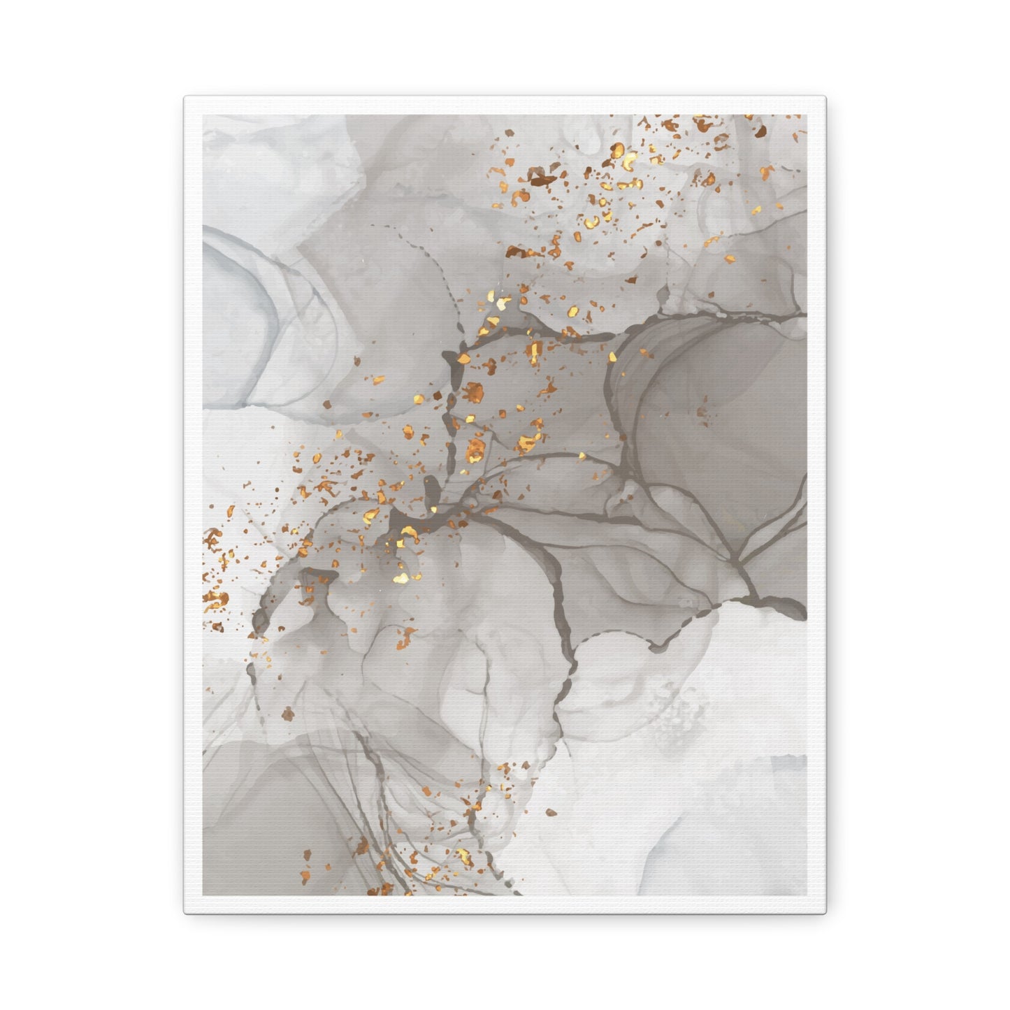 Ash Dust Art Set 1.1 - Matte Canvas Decor with Minimalist Leaf Design