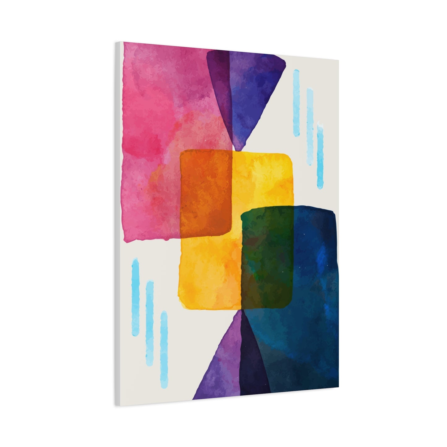 Liquid Calm Art Set 1.1 - Matte Canvas Decor with Minimalist Leaf Design