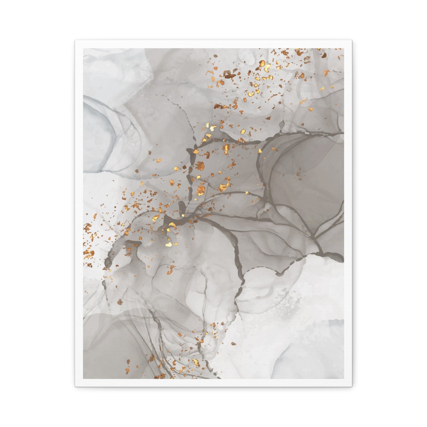 Ash Dust Art Set 1.1 - Matte Canvas Decor with Minimalist Leaf Design