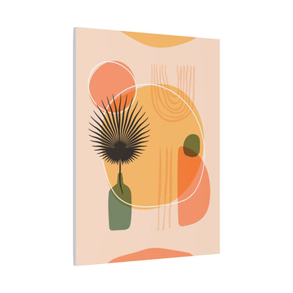 Sunway Minimal Art Set 1.1 - Matte Canvas Decor with Minimalist Leaf Design
