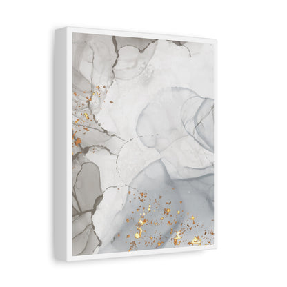 Ash Dust Art Set 1.3 - Matte Canvas Decor with Minimalist Leaf Design
