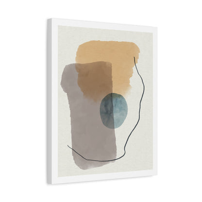 Blue Tone Watercolor Brush Art Set 1.3 - Canvas Decor
