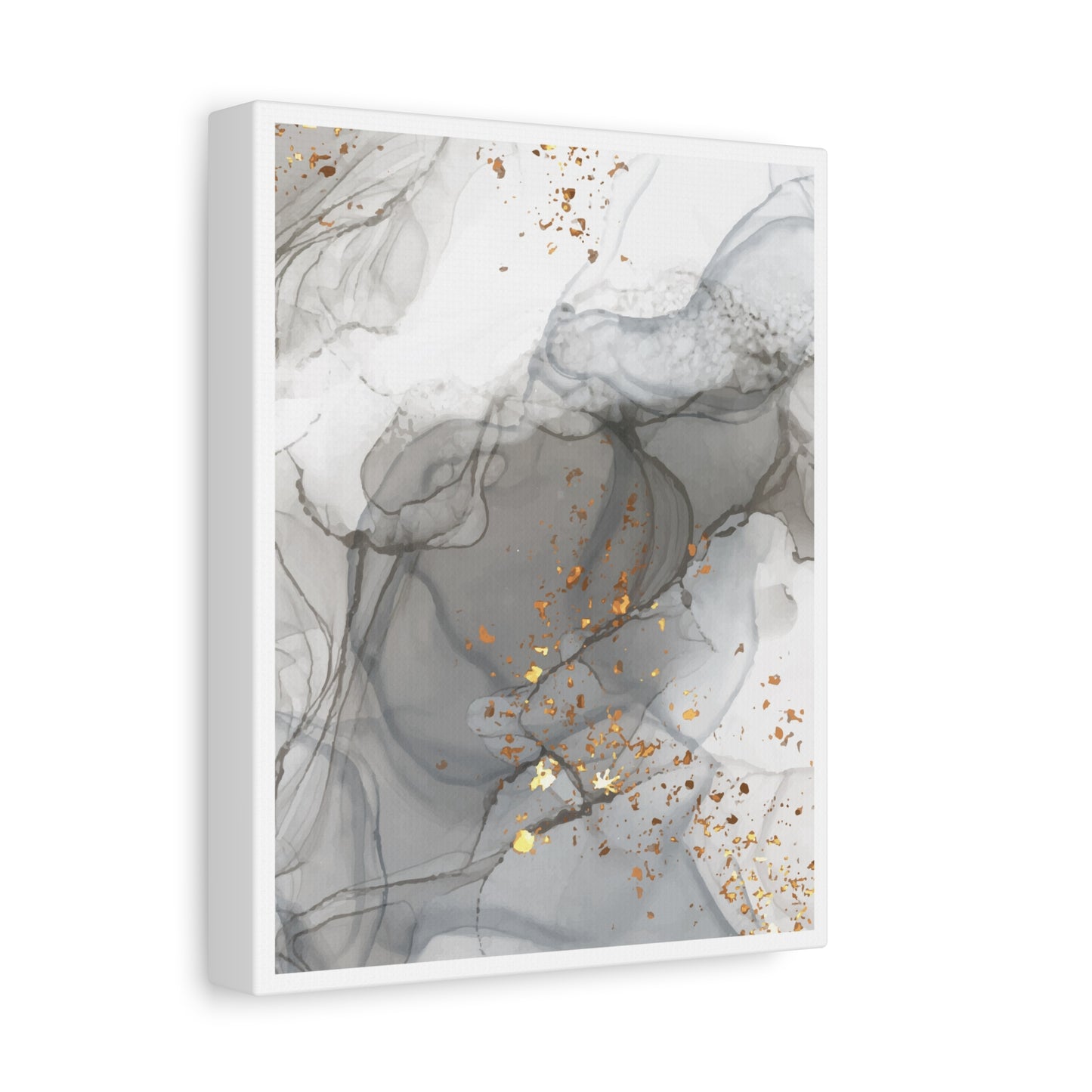 Ash Dust Art Set 1.2 - Matte Canvas Decor with Minimalist Leaf Design