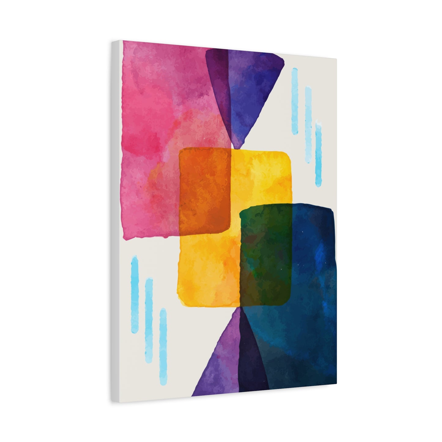 Liquid Calm Art Set 1.1 - Matte Canvas Decor with Minimalist Leaf Design