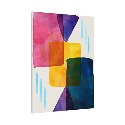 Liquid Calm Art Set 1.1 - Matte Canvas Decor with Minimalist Leaf Design
