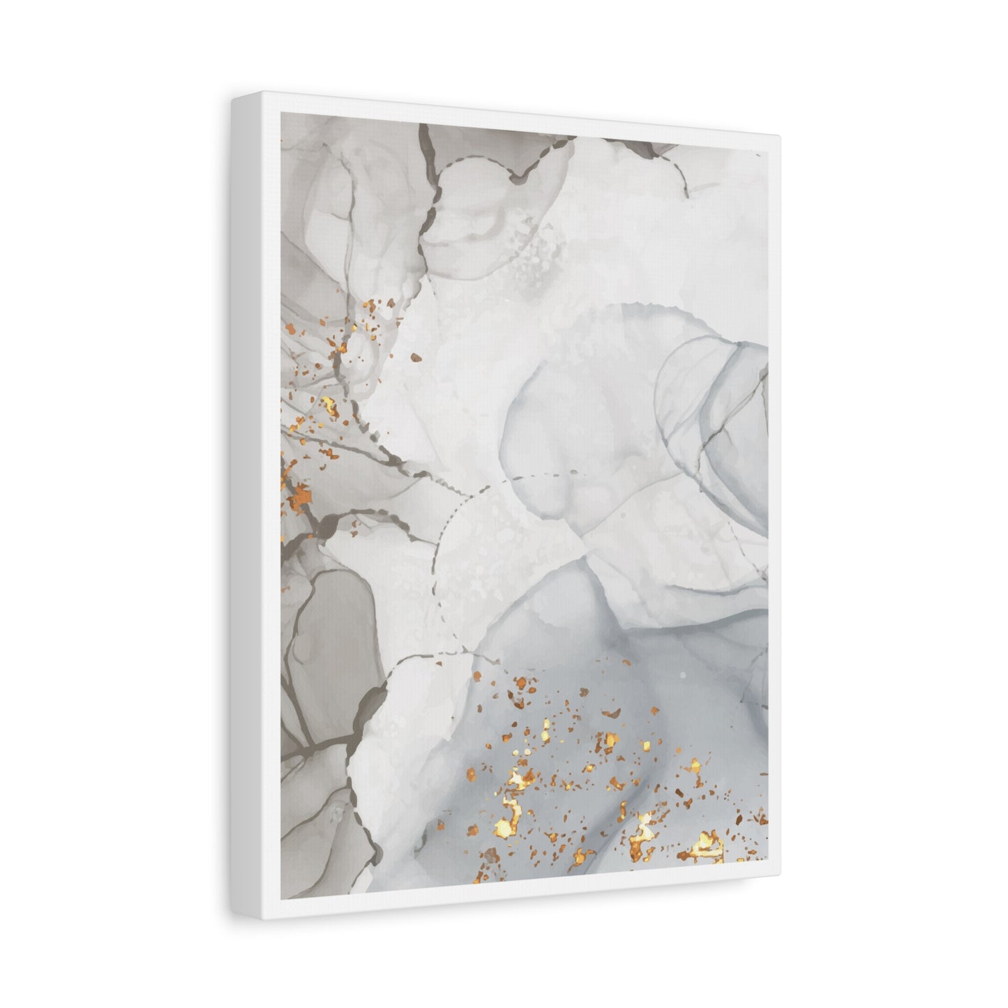 Ash Dust Art Set 1.3 - Matte Canvas Decor with Minimalist Leaf Design