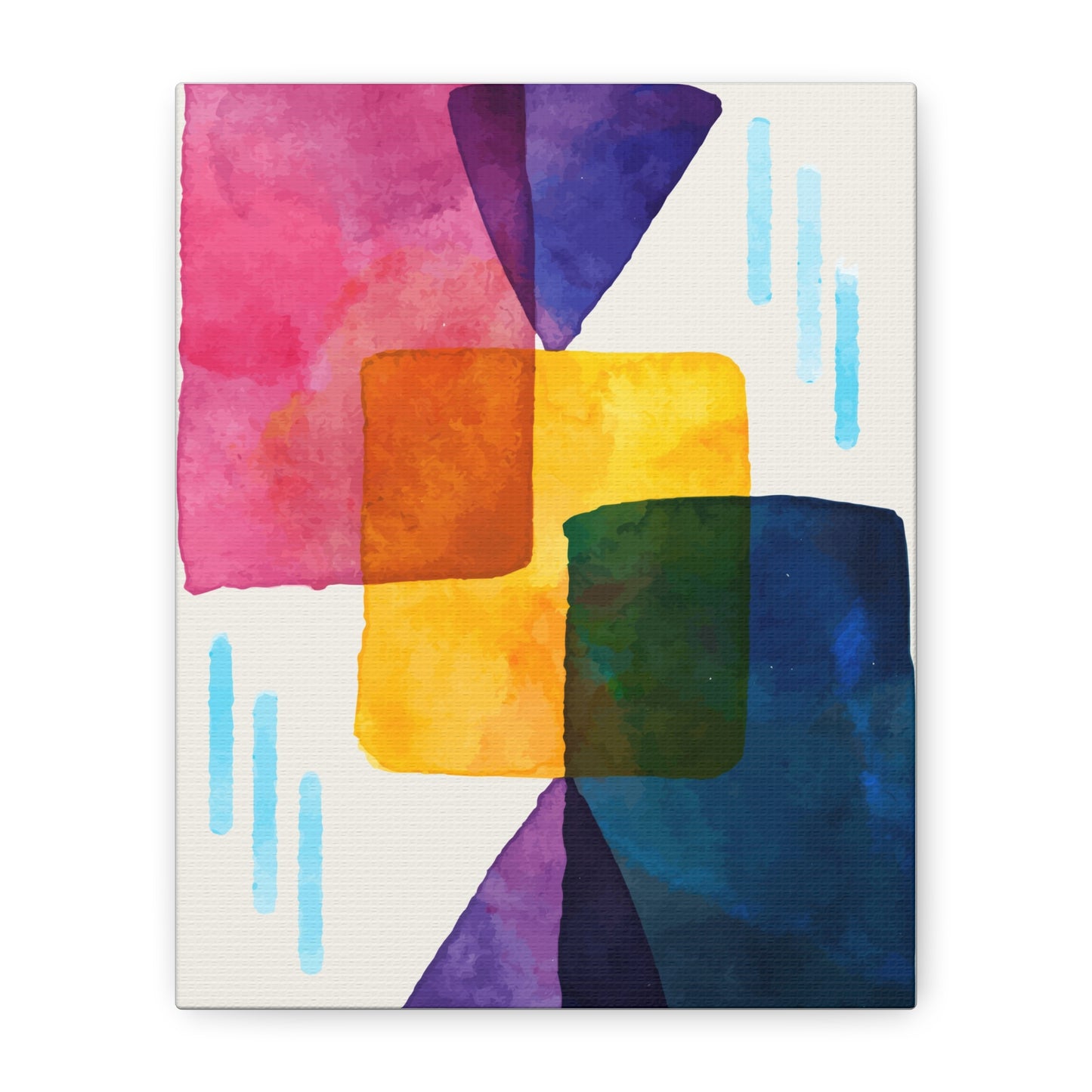 Liquid Calm Art Set 1.1 - Matte Canvas Decor with Minimalist Leaf Design