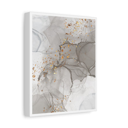 Ash Dust Art Set 1.1 - Matte Canvas Decor with Minimalist Leaf Design