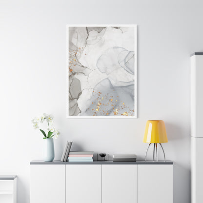 Ash Dust Art Set 1.3 - Matte Canvas Decor with Minimalist Leaf Design