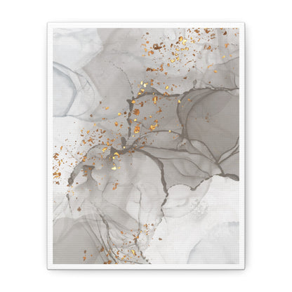 Ash Dust Art Set 1.1 - Matte Canvas Decor with Minimalist Leaf Design