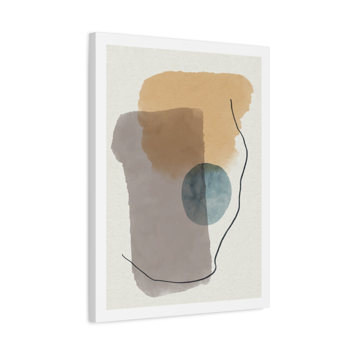 Blue Tone Watercolor Brush Art Set 1.3 - Canvas Decor