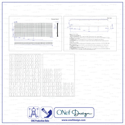 Diy Parametric Wood Working 1001 ( DWG,DXF,AI,PDF,SVG product data )