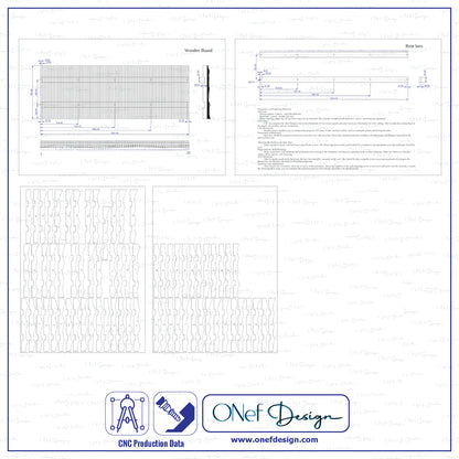 Diy Parametric Wood Working 1000 ( DWG,DXF,AI,PDF,SVG product data )