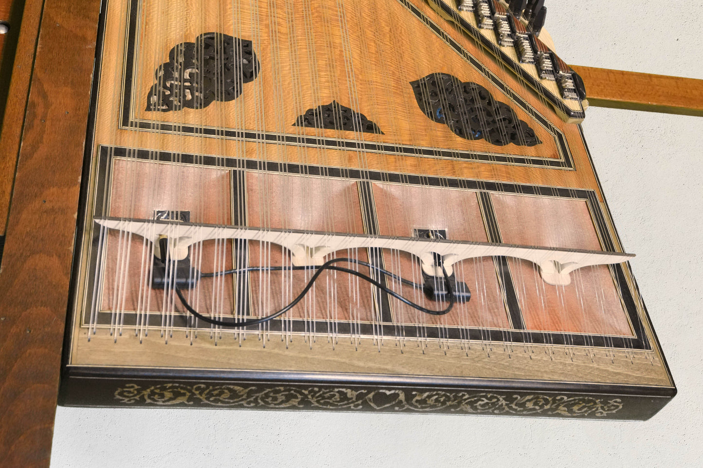 Professional Turkish Qanun | Handmade Concert Quality Kanun | Shadow NFX-800 Pickup | Premium Spruce & Plane Wood | French Polish Finish