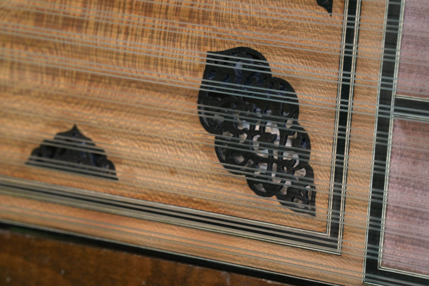 Professional Turkish Qanun | Handmade Concert Quality Kanun | Shadow NFX-800 Pickup | Premium Spruce & Plane Wood | French Polish Finish